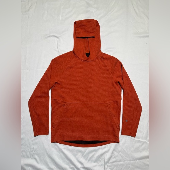 Lululemon At Ease Hoodie in Heathered Aztec Brick color size small men’s - Picture 2 of 12
